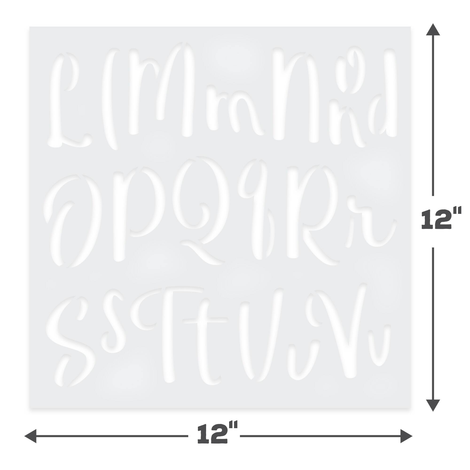 ArtSkills® Plastic Letter Stencil Sets with Designs, Numbers & Phrases, 3ct.